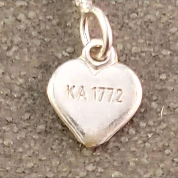 KA 1992 Italy Sterling Starburst Link Necklace - Picture 5 of 5